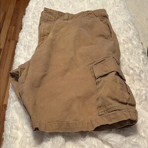 Eddie Bauer Tan Cargo Shorts for Men